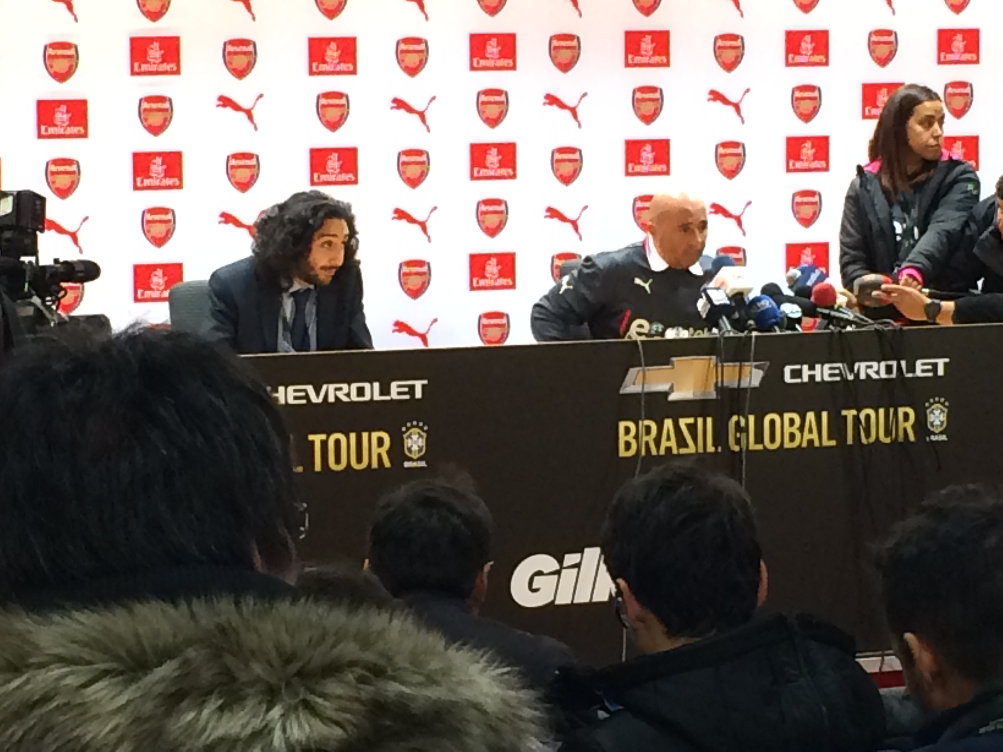 Marc Joss consecutive football interpreter at Emirates Stadium