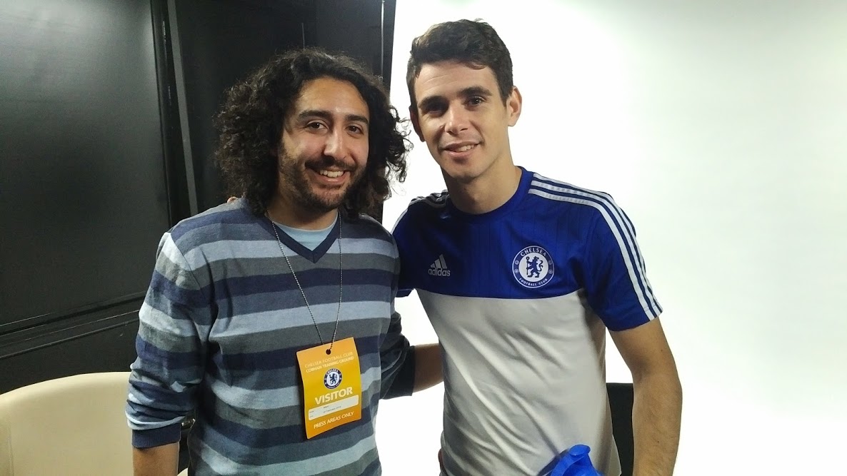 Marc Joss, Portuguese-English football interpreter with Chelsea's Oscar