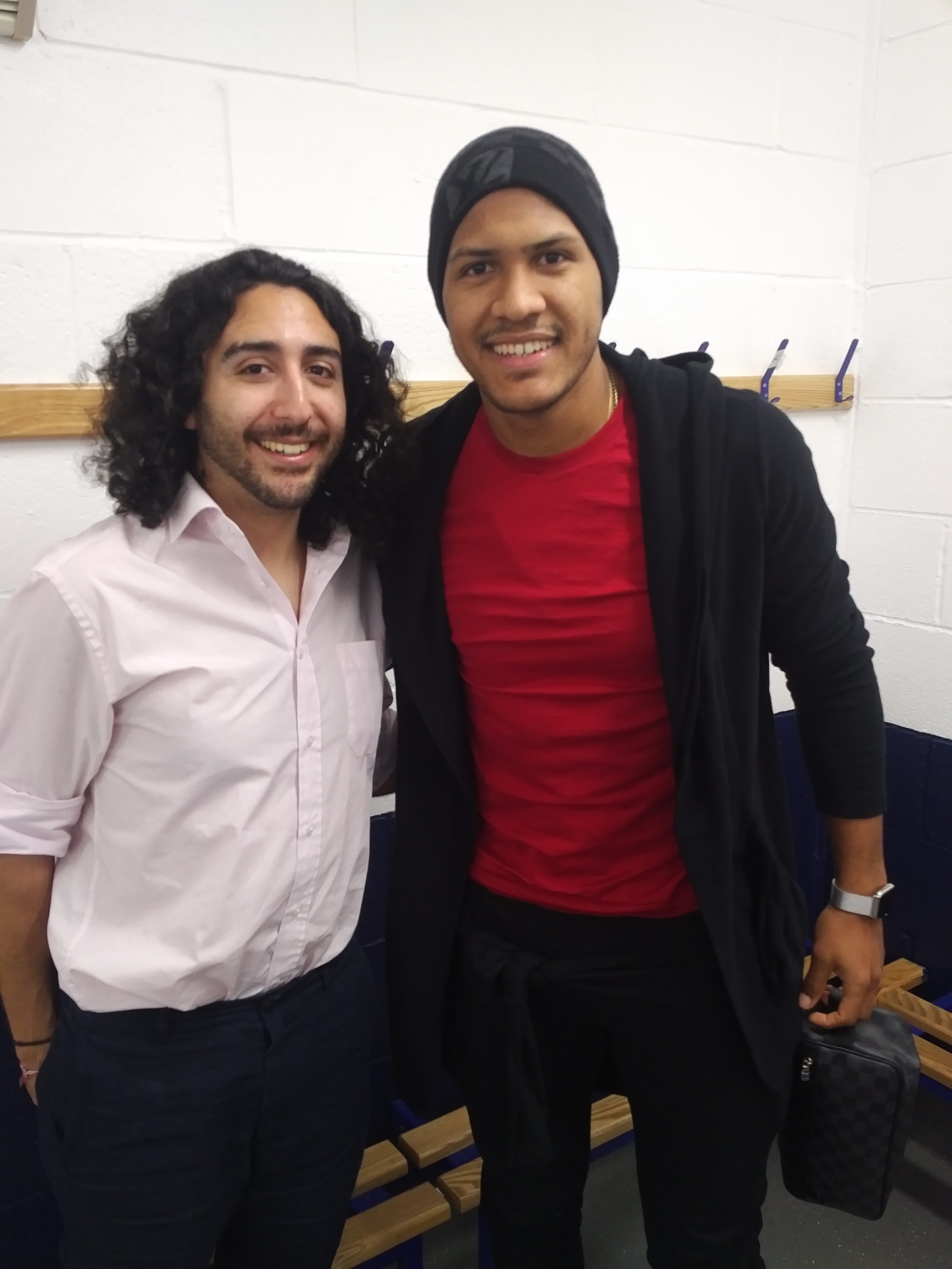 Marc Joss, Spanish-English football interpreter with West Bromwich Albion's Salomón Rondón