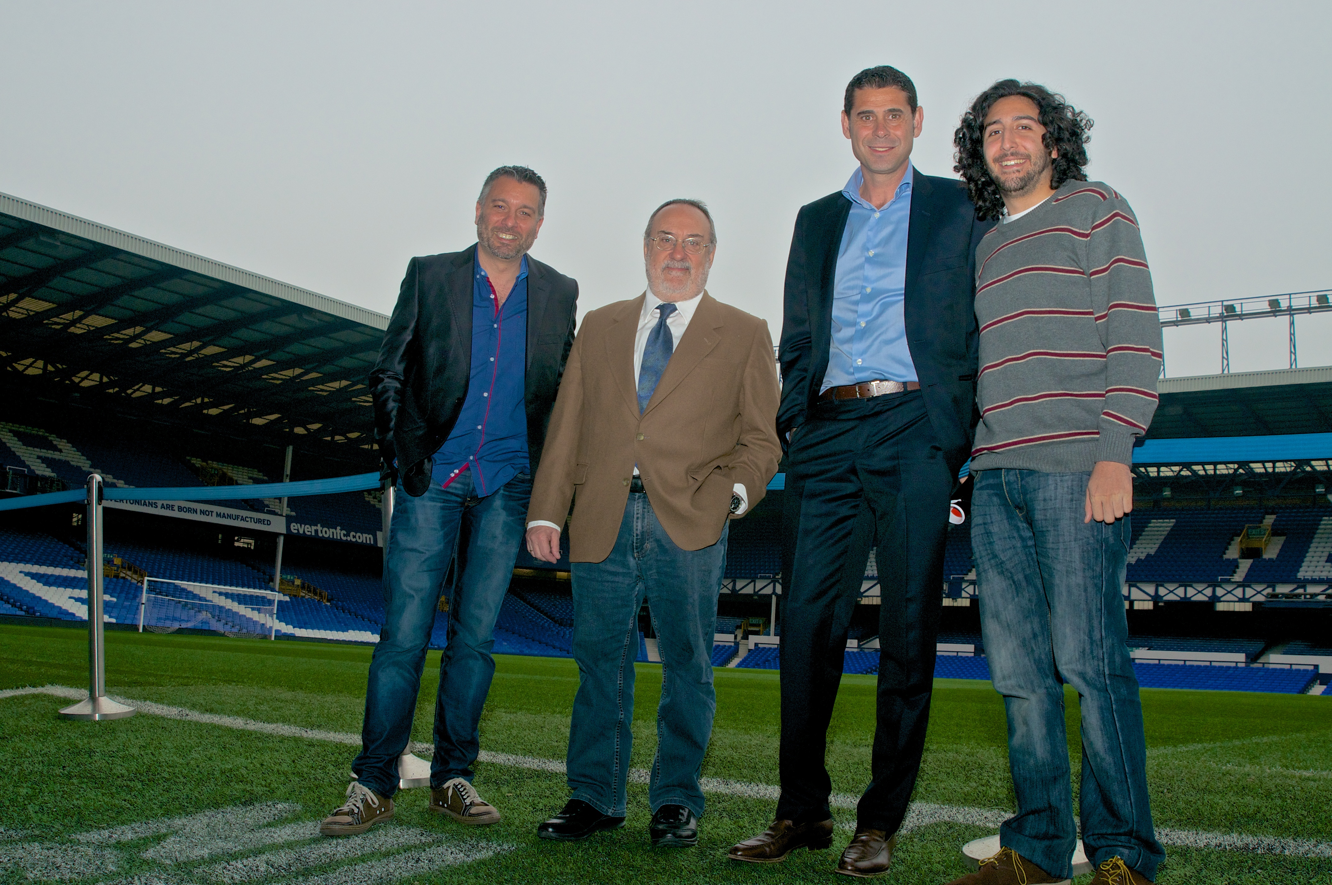 Marc Joss football interpreter at Goodison Park