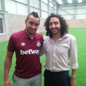 Marc Joss consecutive football interpreter at West Ham training ground